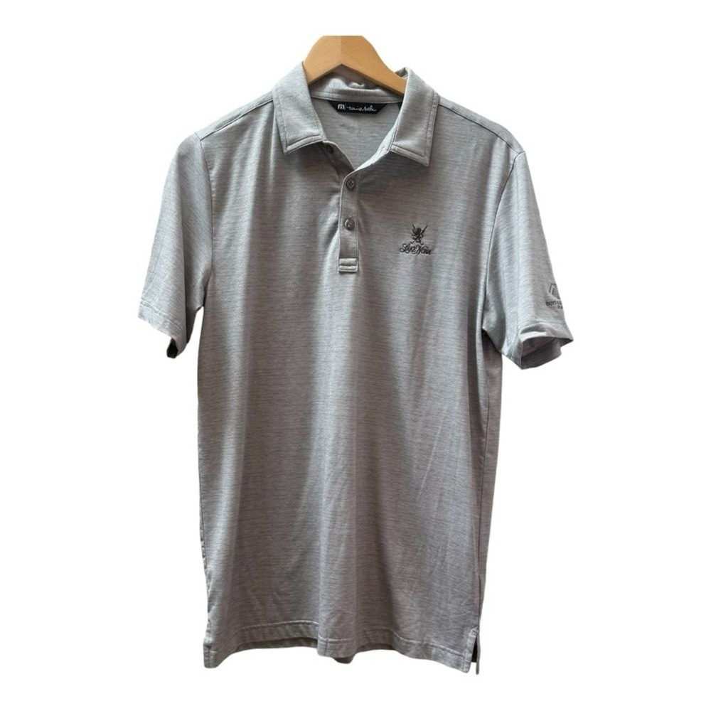 Travis Mathew‎ Men's Grey Golf Polo Shirt Lake Nona Size M